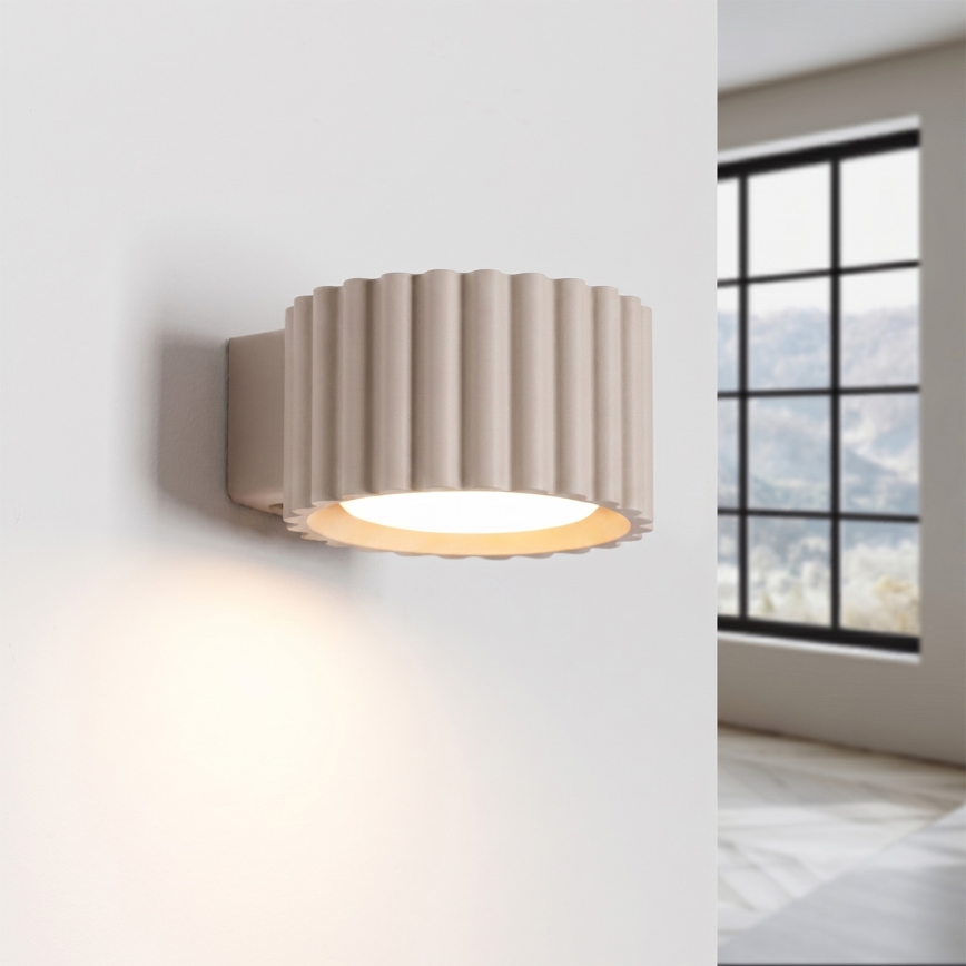 AURA wall light 1xGX53/10W/230V taupe