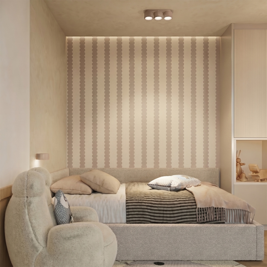 AURA wall light 1xGX53/10W/230V taupe