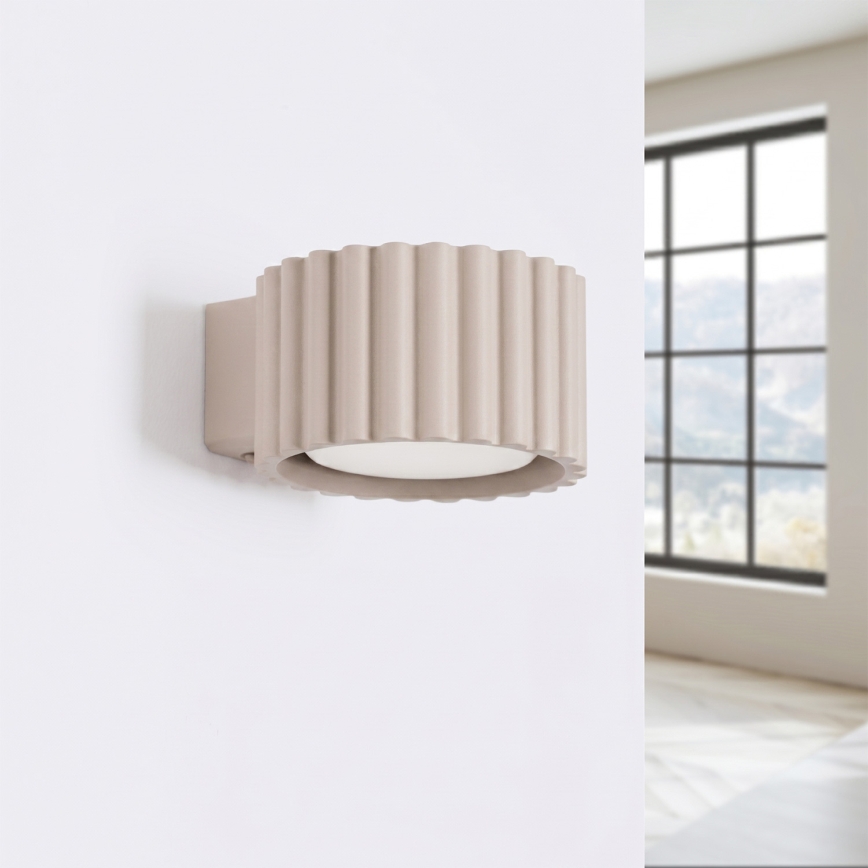 AURA wall light 1xGX53/10W/230V taupe