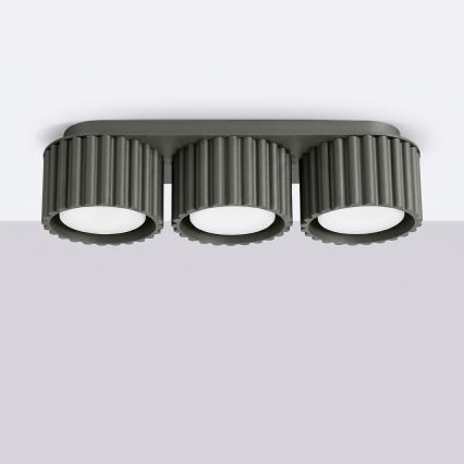 AURA 3xGX53/10W/230V Spotlight, Black
