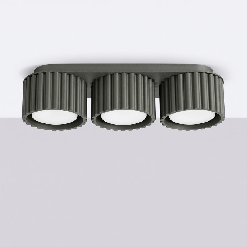 AURA 3xGX53/10W/230V Spotlight, Black