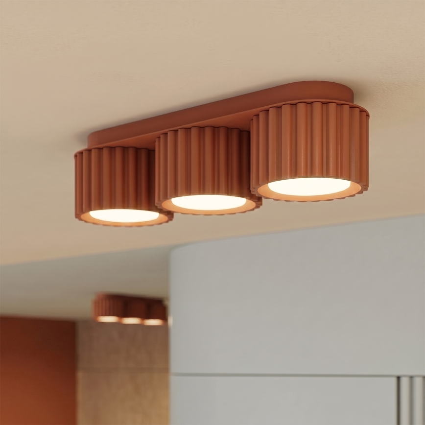 AURA Spotlight 3xGX53/10W/230V Orange