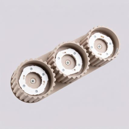 AURA spotlight 3xGX53/10W/230V taupe