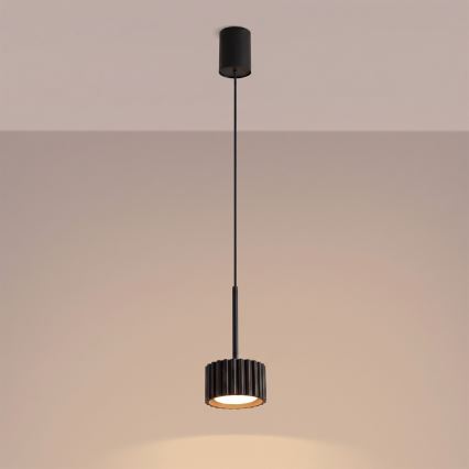 AURA cable pendant light, 1x GX53/10W/230V, black