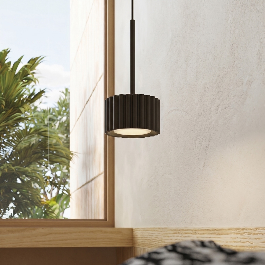 AURA cable pendant light, 1x GX53/10W/230V, black