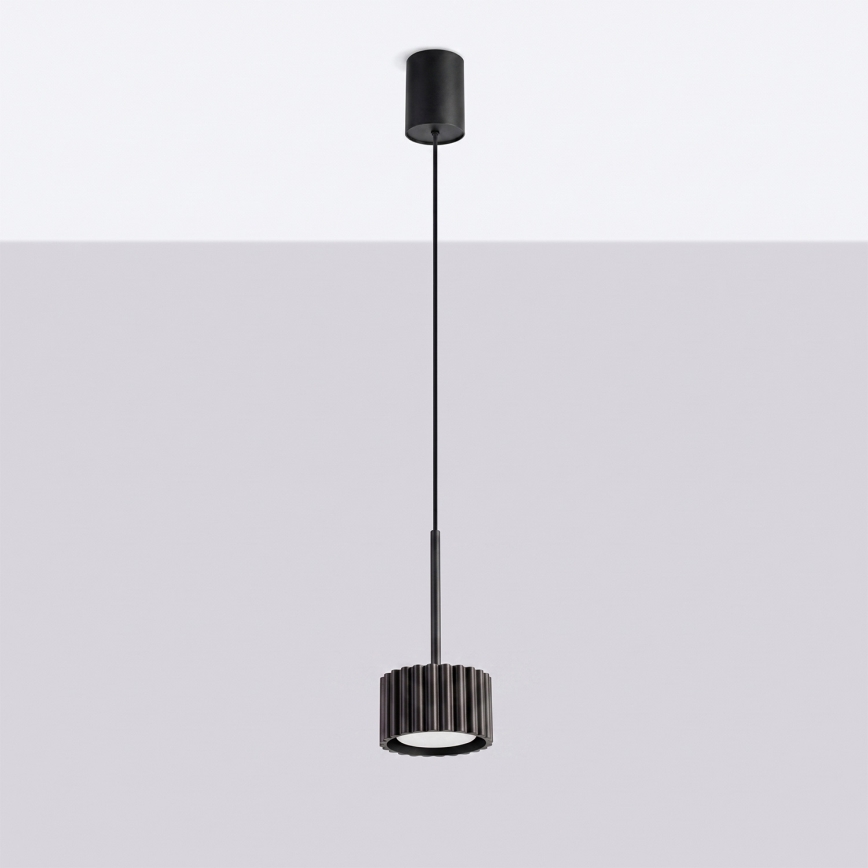 AURA cable pendant light, 1x GX53/10W/230V, black