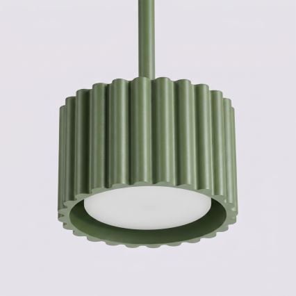 AURA cable-suspended pendant light 1xGX53/10W/230V green
