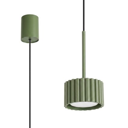 AURA cable-suspended pendant light 1xGX53/10W/230V green