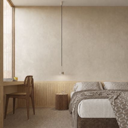 AURA Cable Pendant Light 1xGX53/10W/230V Taupe