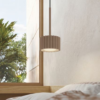AURA Cable Pendant Light 1xGX53/10W/230V Taupe
