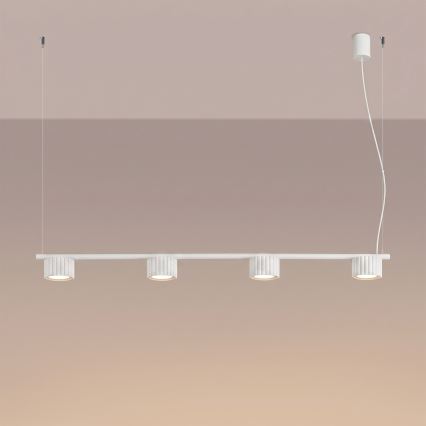 AURA Cable Pendant 4xGX53/10W/230V White