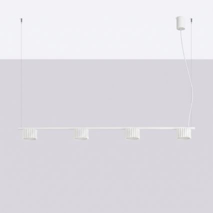 AURA Cable Pendant 4xGX53/10W/230V White
