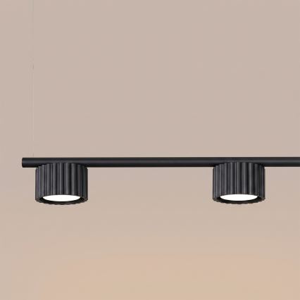 AURA cable-suspended pendant light 4x GX53/10W/230V, black