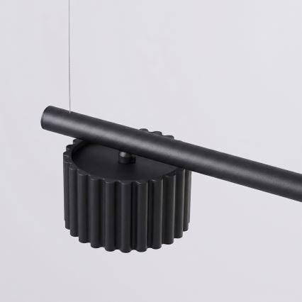 AURA cable-suspended pendant light 4x GX53/10W/230V, black