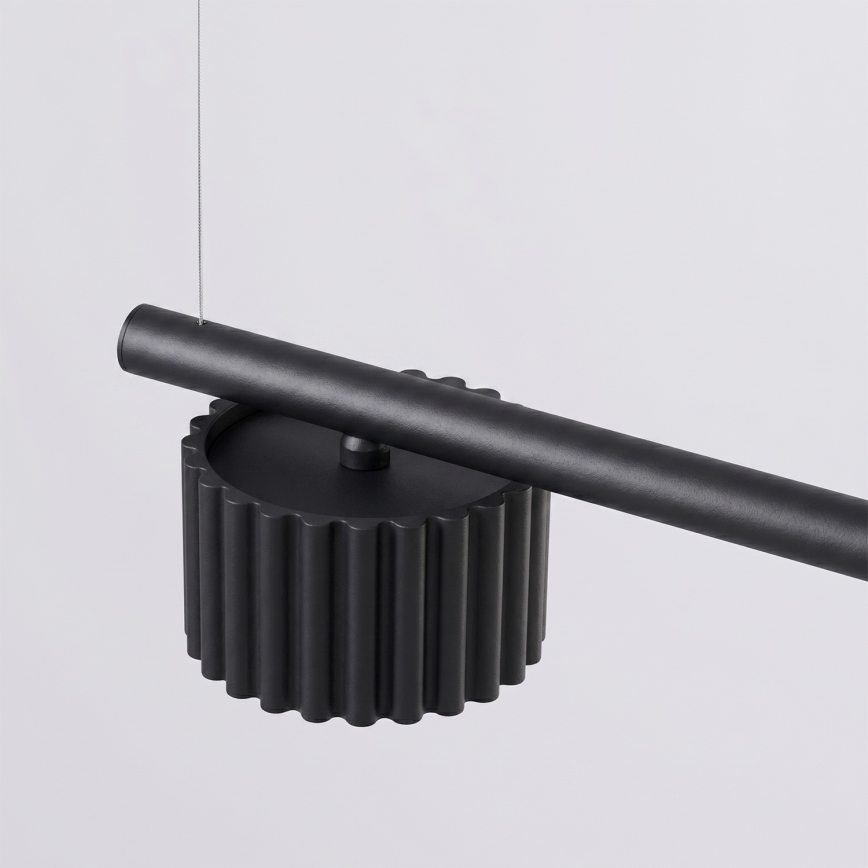 AURA cable-suspended pendant light 4x GX53/10W/230V, black