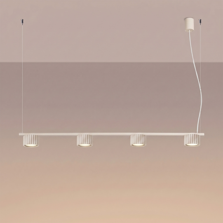 AURA cable pendant lamp 4xGX53/10W/230V cream
