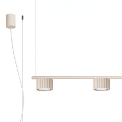 AURA cable pendant lamp 4xGX53/10W/230V cream