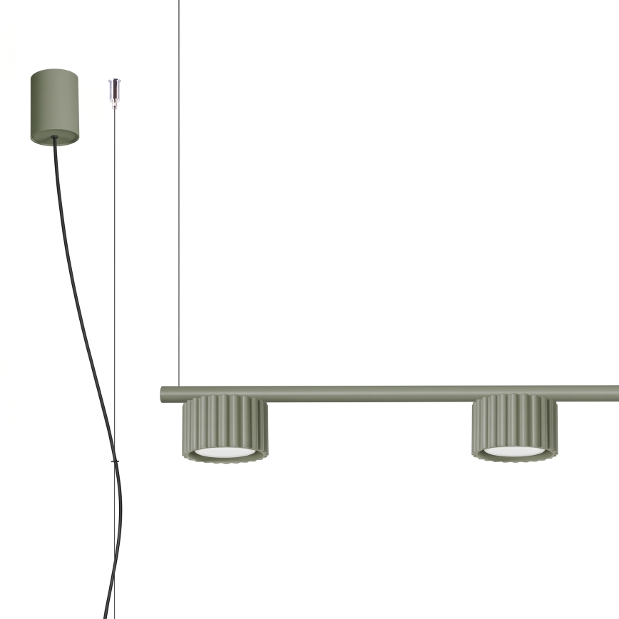 AURA Cable Pendant Lamp 4xGX53/10W/230V Green