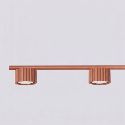 Cable pendant light AURA 4xGX53/10W/230V red