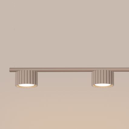 AURA cable-hung pendant 4xGX53/10W/230V taupe