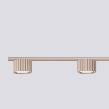AURA cable-hung pendant 4xGX53/10W/230V taupe