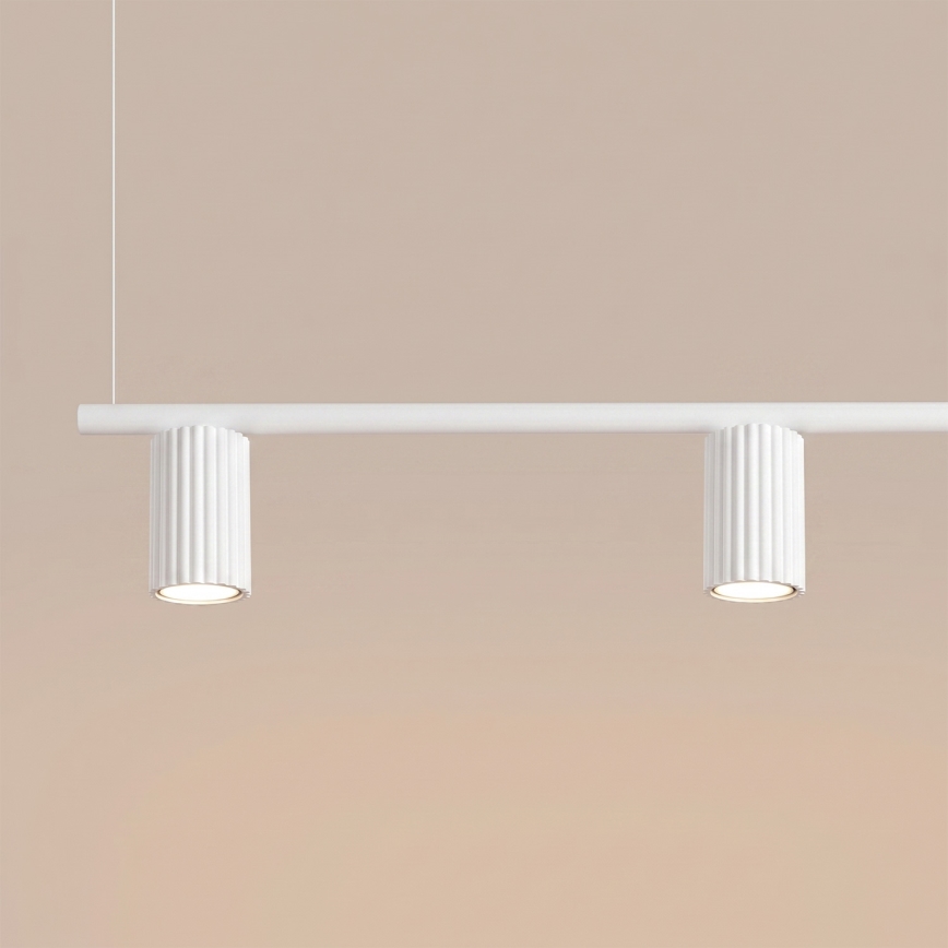 KARBON cable-hung chandelier 4xGU10/10W/230V, white