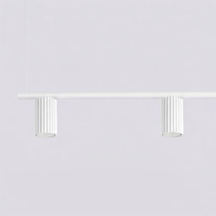 KARBON cable-hung chandelier 4xGU10/10W/230V, white