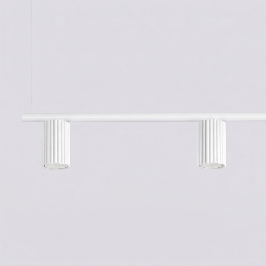 KARBON cable-hung chandelier 4xGU10/10W/230V, white