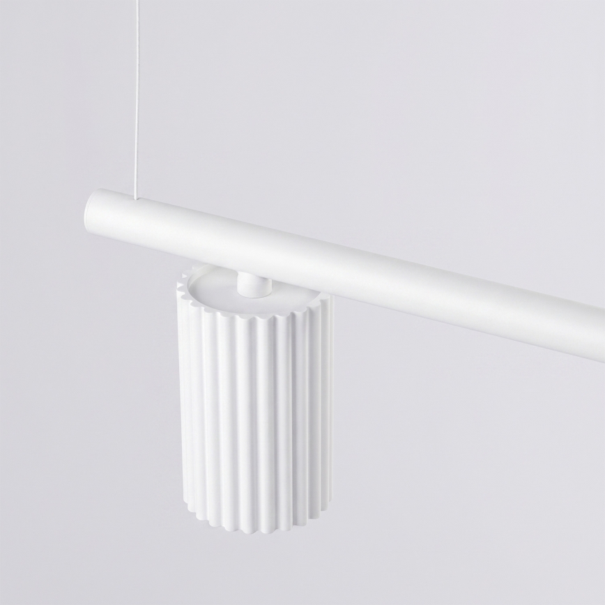 KARBON cable-hung chandelier 4xGU10/10W/230V, white