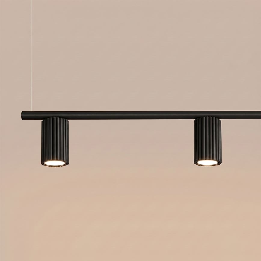 KARBON Cable Pendant Light 4xGU10/10W/230V, Black