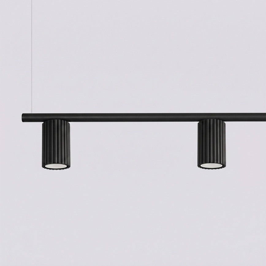 KARBON Cable Pendant Light 4xGU10/10W/230V, Black