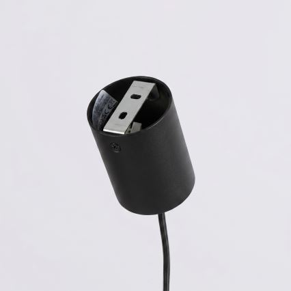 KARBON Cable Pendant Light 4xGU10/10W/230V, Black