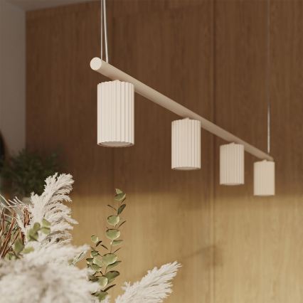 KARBON Cable Pendant Light 4xGU10/10W/230V, Cream