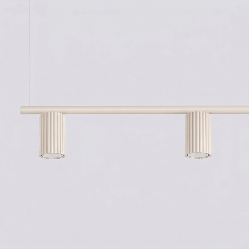 KARBON Cable Pendant Light 4xGU10/10W/230V, Cream