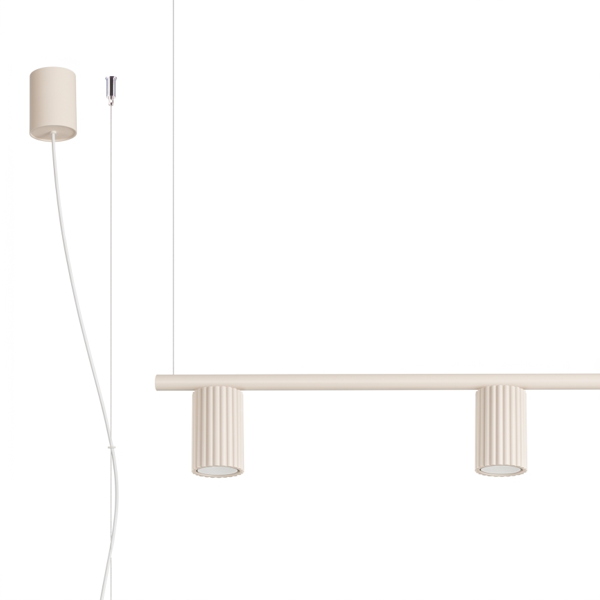 KARBON Cable Pendant Light 4xGU10/10W/230V, Cream