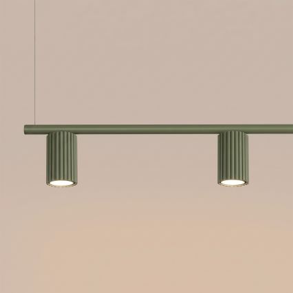 KARBON Cable Pendant 4xGU10/10W/230V Green