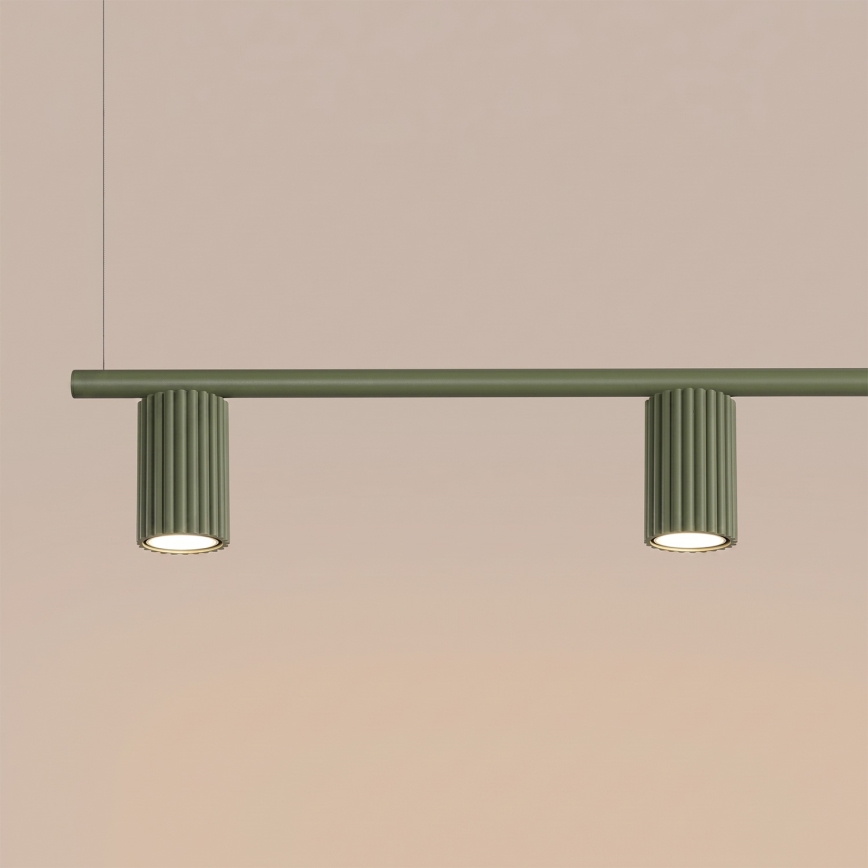 KARBON Cable Pendant 4xGU10/10W/230V Green