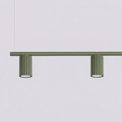 KARBON Cable Pendant 4xGU10/10W/230V Green