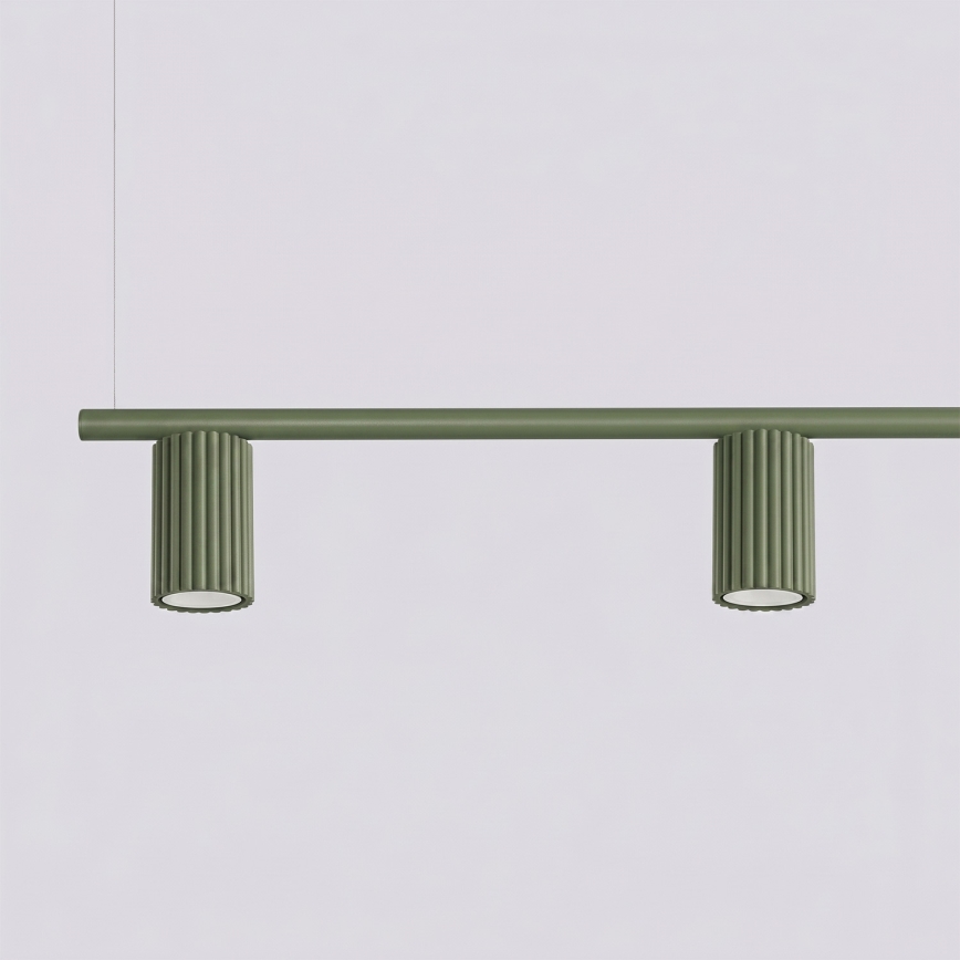 KARBON Cable Pendant 4xGU10/10W/230V Green