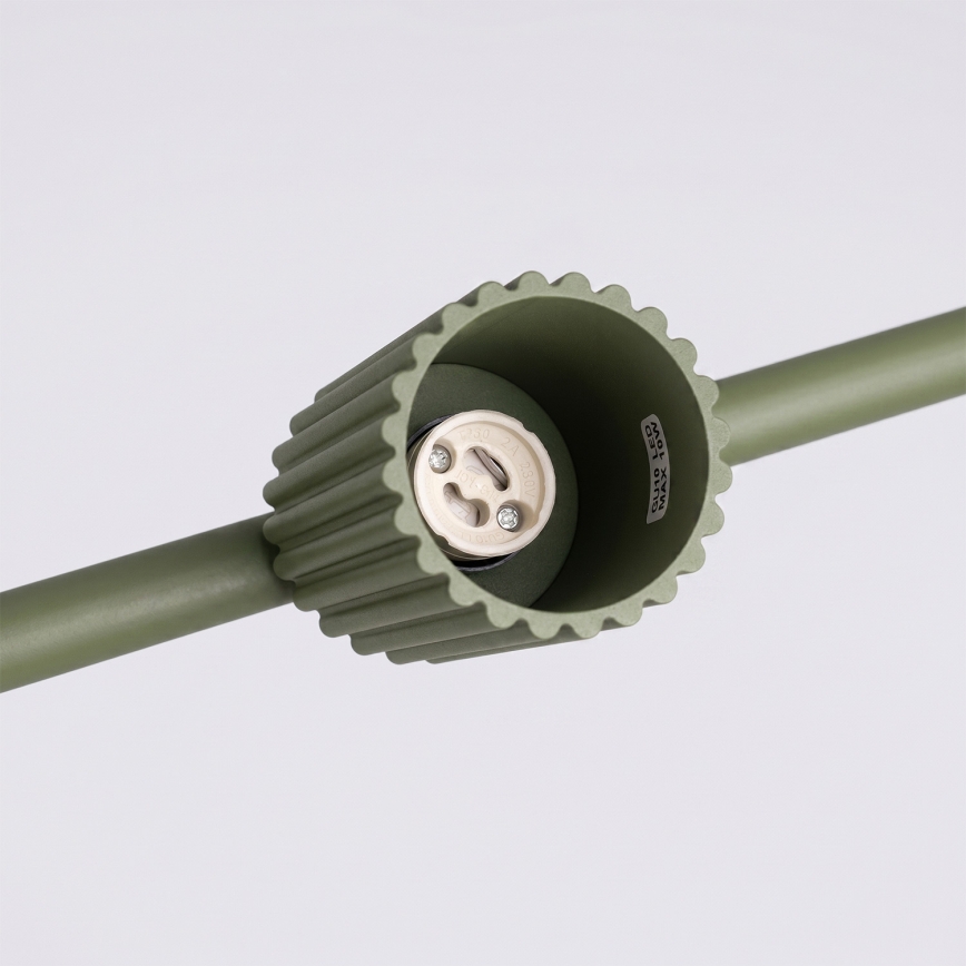 KARBON Cable Pendant 4xGU10/10W/230V Green