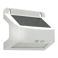 SOLTO LED Solar Wall Light with Sensor / 6W / 3.7V / 4000K / IP54 / 2400 mAh / White