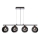 SOMUL 4xG9/20W/230V smoke black pendant light