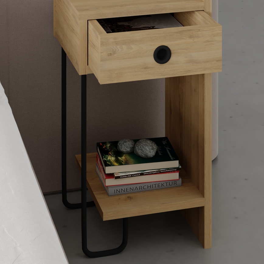 SONY Oak Nightstand