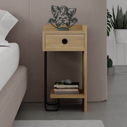 SONY Oak Nightstand