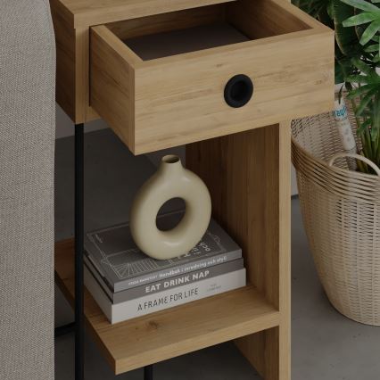 SONY Oak Nightstand