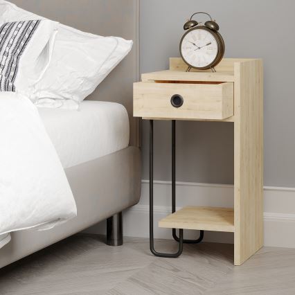 SONY Oak Nightstand