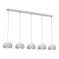 SOOL cable-hung chandelier 5xE27/15W/230V white