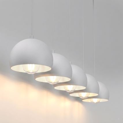 SOOL cable-hung chandelier 5xE27/15W/230V white