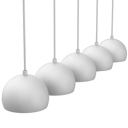 SOOL cable-hung chandelier 5xE27/15W/230V white