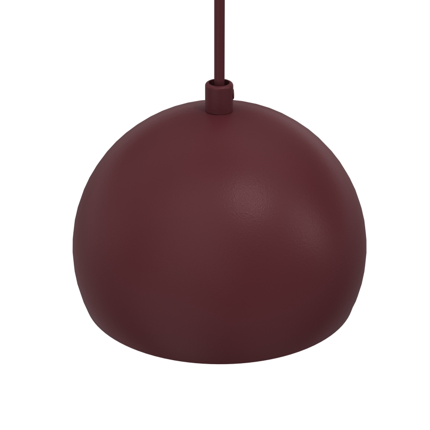 SOOL Cable Pendant 1xE27/15W/230V Ø 15 cm Burgundy